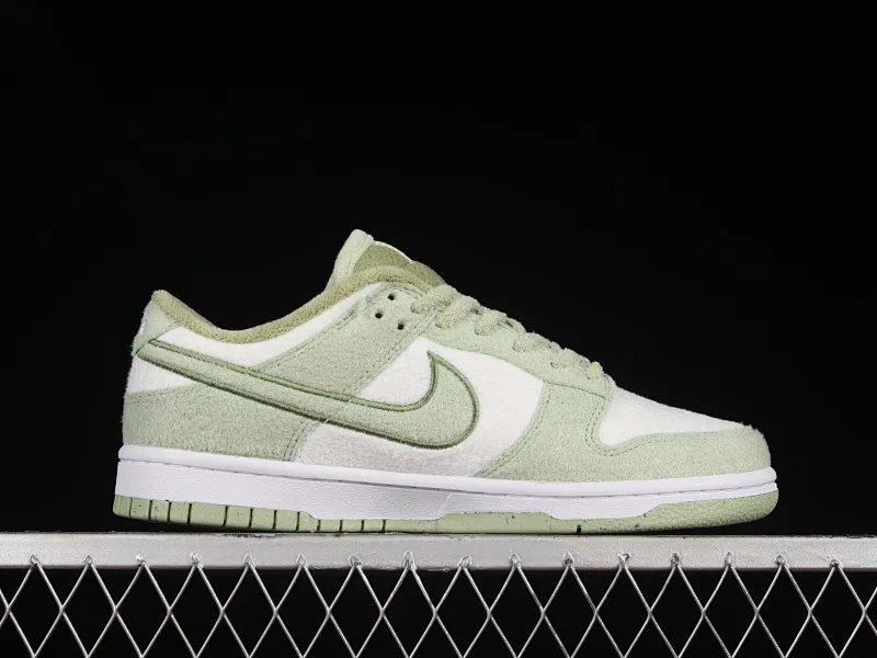 All categories Nk SB Dunk series Nk SB Dunk Low low-top sneakers C version Nk SB Dunk Low wool white green SB low-top sports and leisure sneakers DQ7579-300